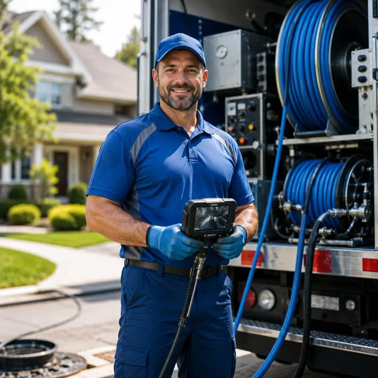 Local outdoor drain cleaning specialists in Holcomb, IL